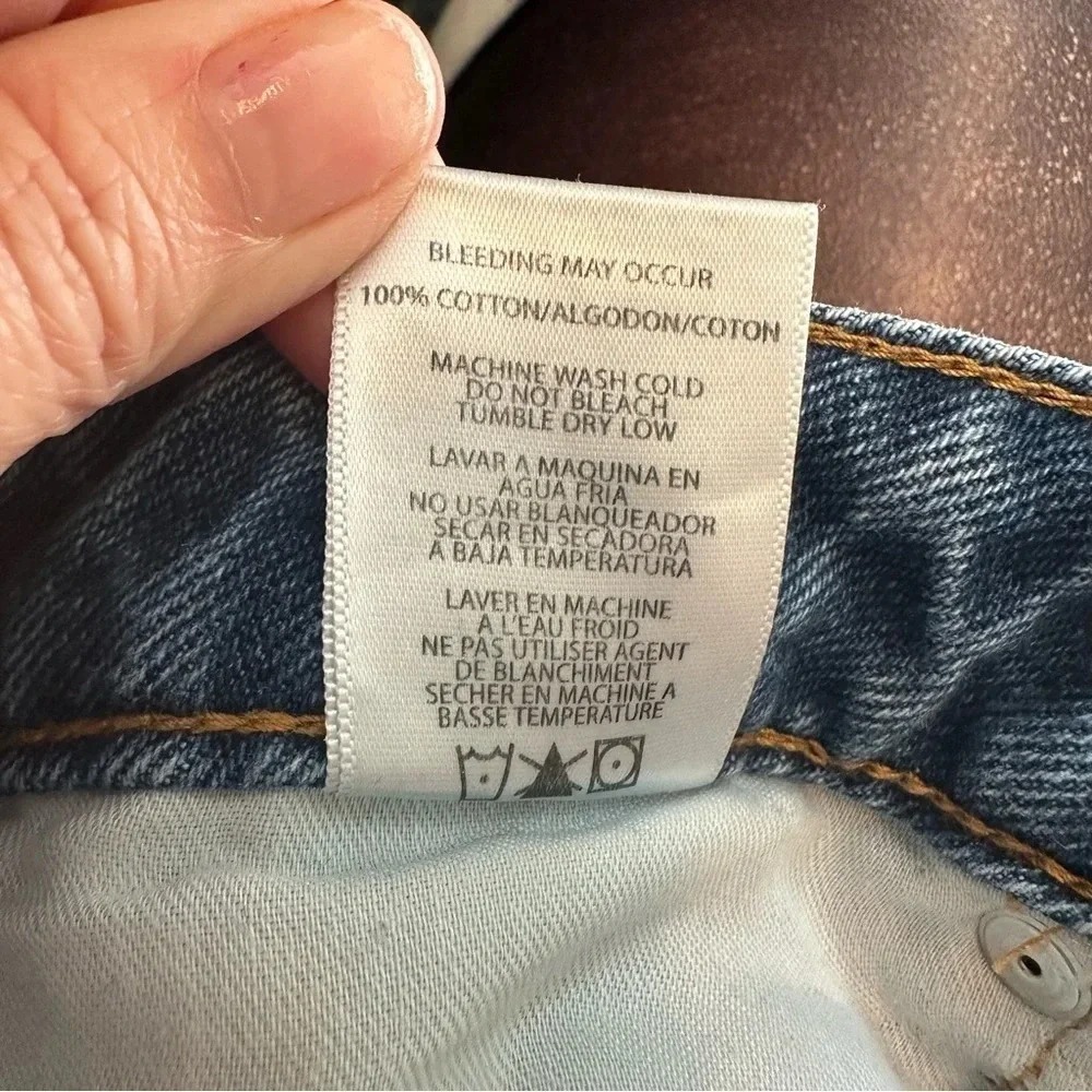 Hidden Tracey High Rise Frayed Hem Straight Crop Jeans - Picture 9 of 9